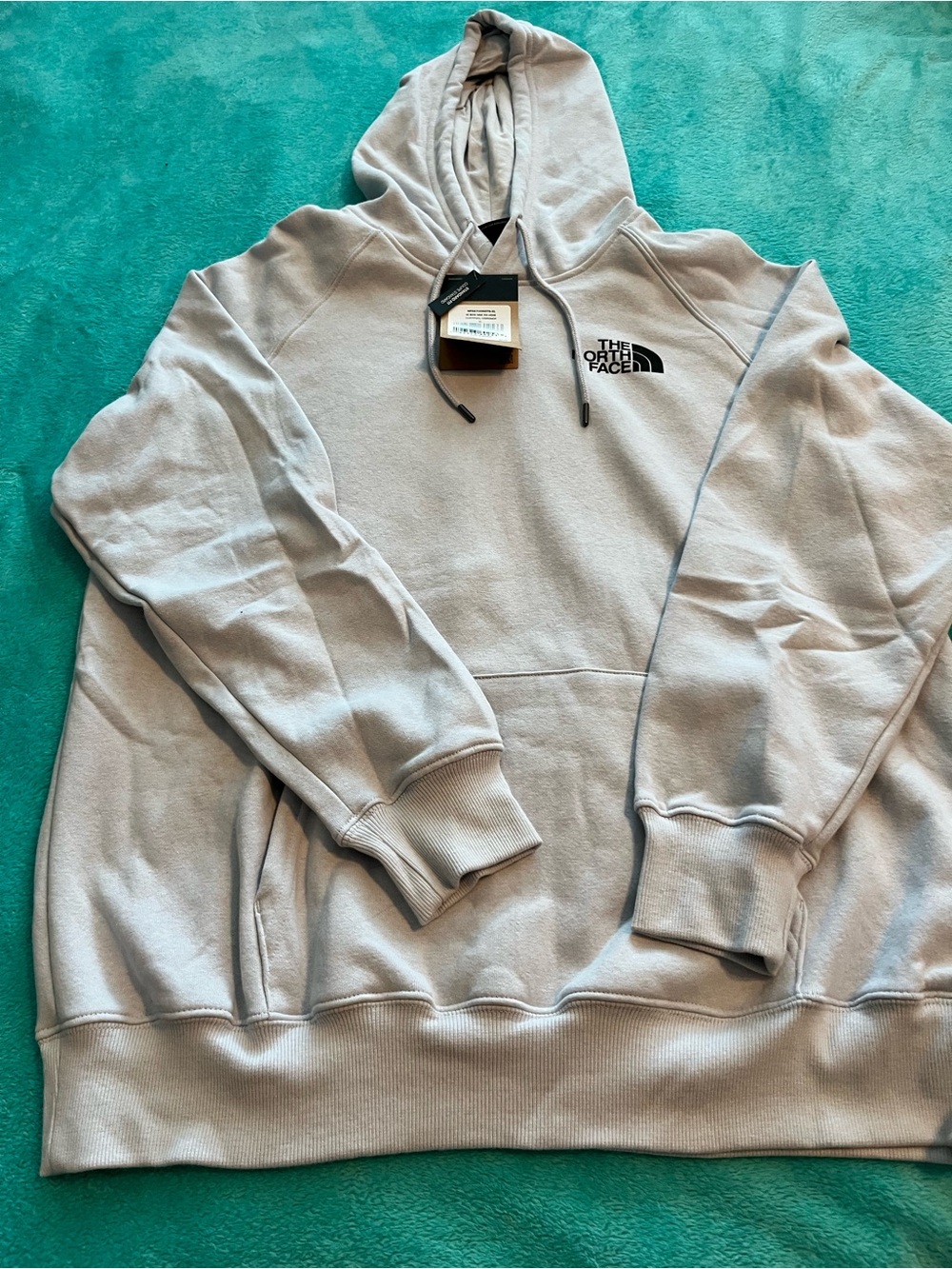 New with Tags North Face Light Gray Hoodie